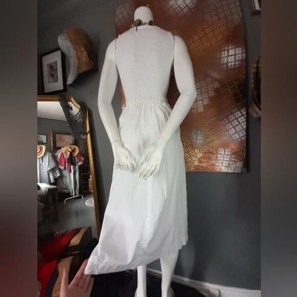 Zara Cotton Combination Midi Dress - Picture 3 of 12